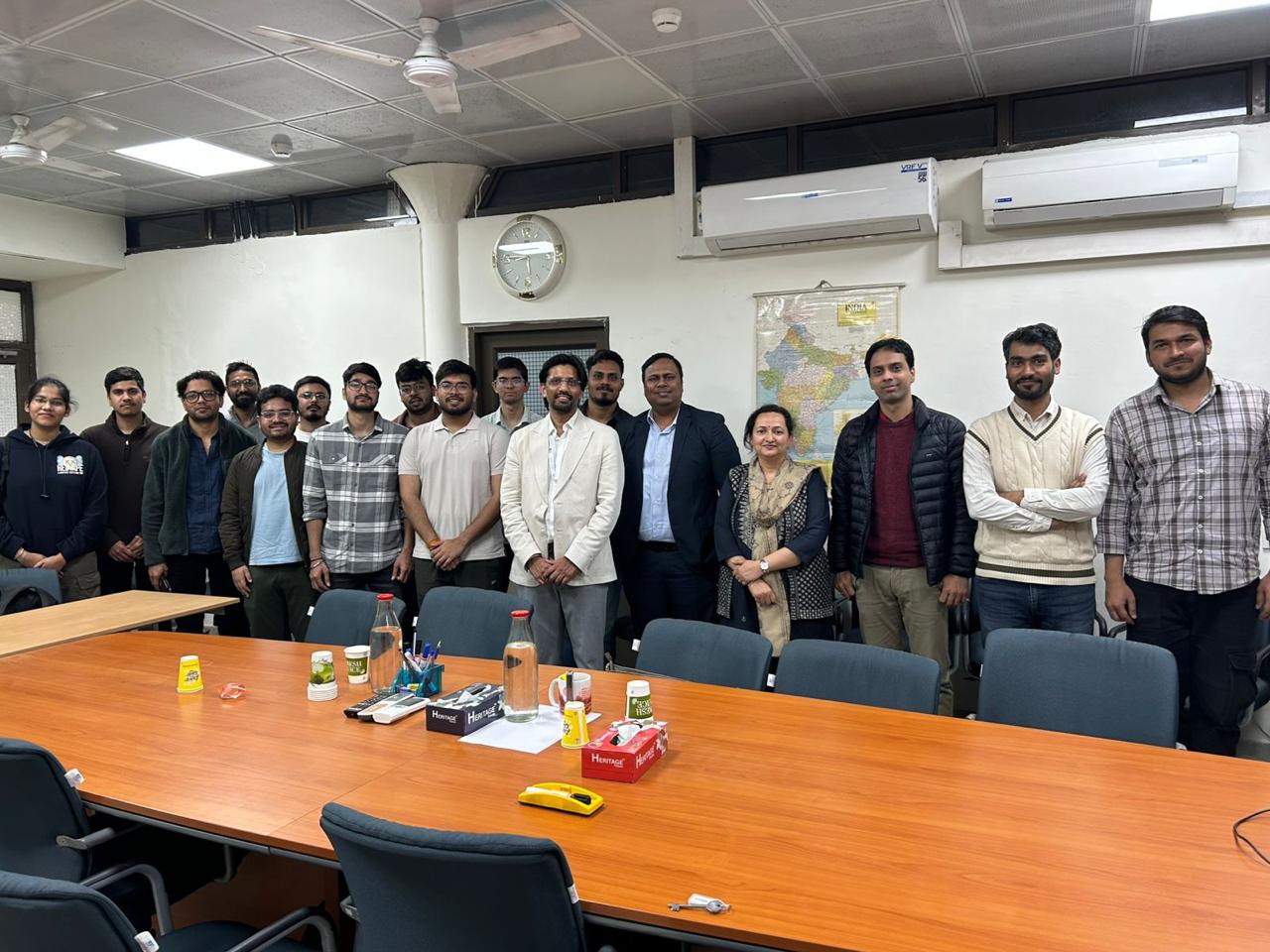 Prof. Navonil Mustafee during his lecture